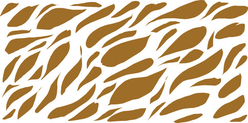 Abstract brown animal skin pattern design vector