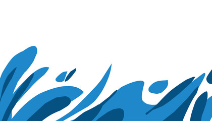 frame background waves blue shape 