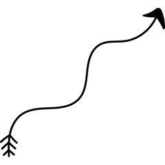 Arrow Valentine Style Vector