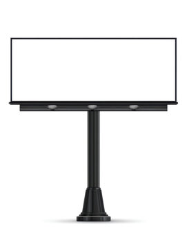 Front view of a 6x3 meter billboard on a white background, no text or logos
