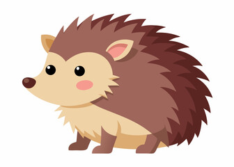 Adorable Cartoon Hedgehog Illustration for Kids