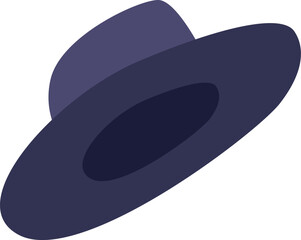 Jewish hat accessory vector illustration