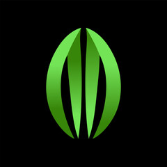 Leaf logo design. leaf logo vector .creative leaf