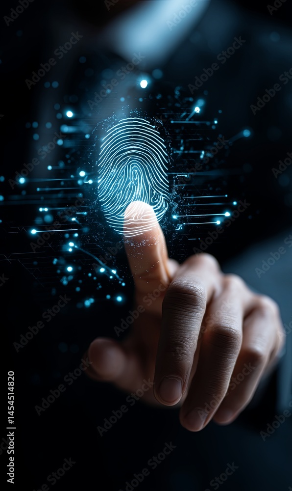 Poster biometric authentication via innovative fingerprint recognition