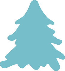 Pine tree winter forest plant