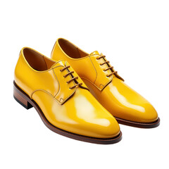 Pair of Dress Shoes on Transparent Background