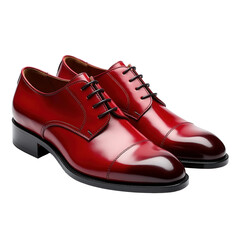 Pair of Dress Shoes on Transparent Background