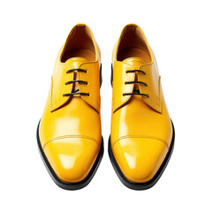 Pair of Dress Shoes on Transparent Background