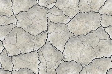 Fototapeta premium Cracked Concrete Texture With Detailed Patterns and Lines Generative AI