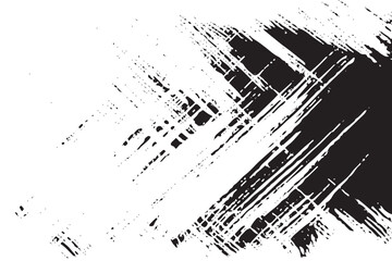 Black paintbrush splattered abstract rough Splash ink brush stroke grunge style halftone texture
