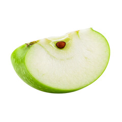 apple cut in half revealing its crisp interior, emphasizing natural texture and simplicity. Ideal visual for vegan recipes, ingredient-focused blogs, or clean food product packaging.