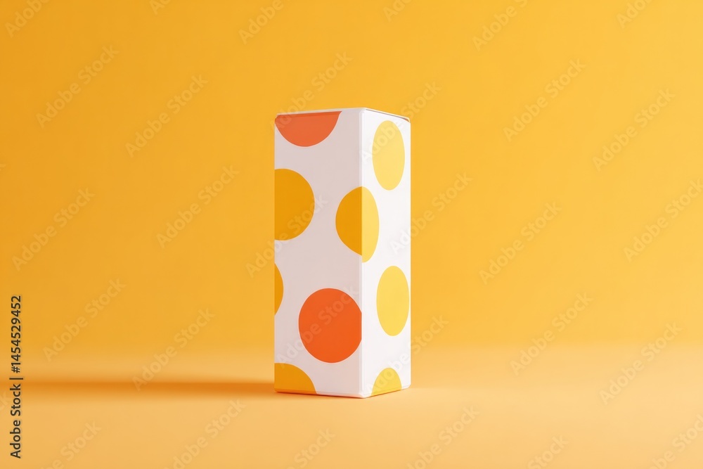 Poster highlight retro-style package with bright nostalgic colors on clean backdrop minimalistic providing 