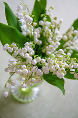 Maigl&ouml;ckchen-Strau&szlig; in einer Vase