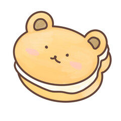 cartoon illustration of a little boy