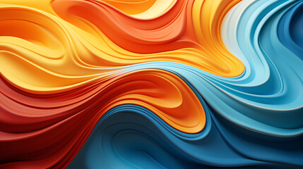 Discover a vibrant abstract wallpaper featuring fluid red, orange, and grey wavy curves. Perfect for presentations, digital art projects, and creative designs.

