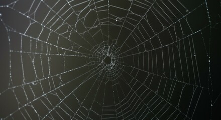 Obraz premium Spider web details