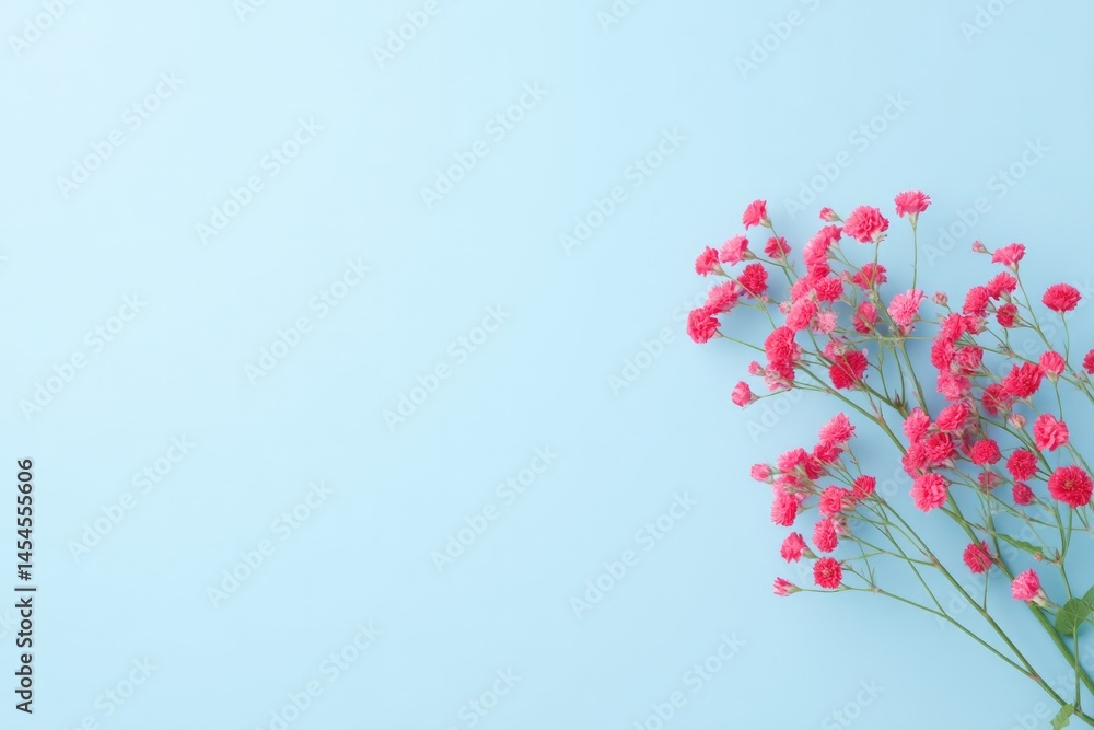 Poster text-free father day scene with vibrant color background under studio light featuring minimalistic a