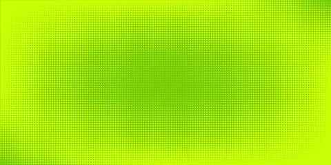 Dots halftone green color pattern gradient texture with technology digital background. Dots pop art comics with nature graphic design.