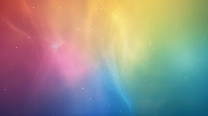 Vibrant holographic gradient with a soft nebula effect for background uses