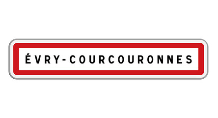 Panneau Évry-Courcouronnes, Essonne, Île-de-France