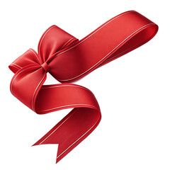 red ribbon bow