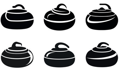 Black and White Abstract Spiral Swirl Design