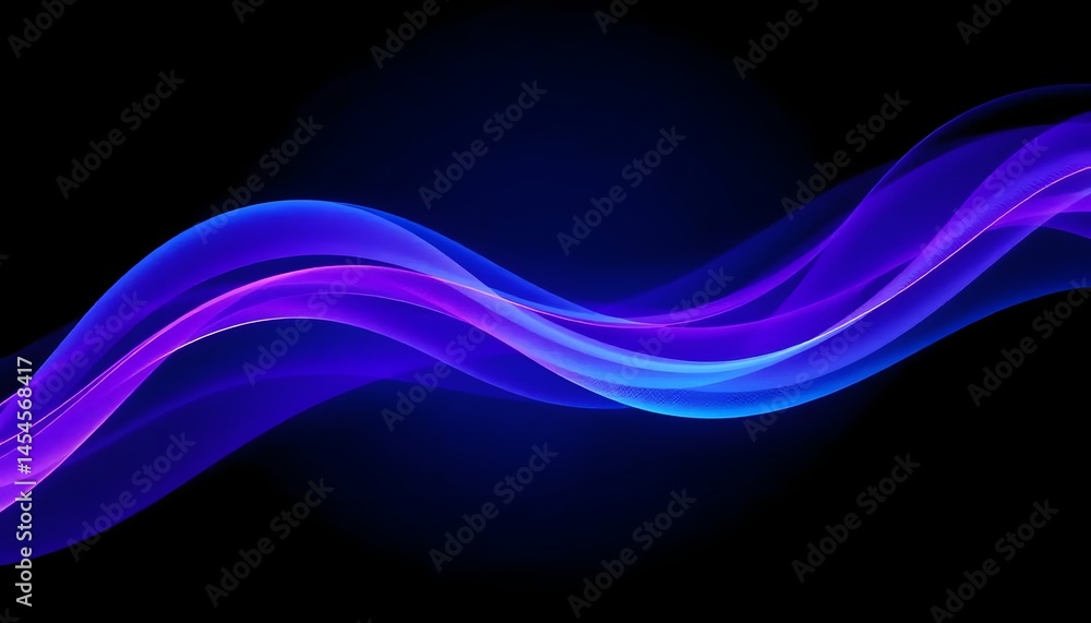 Poster purple abstract wave background modern design with copy space. blue purple abstract dynamic wave on 