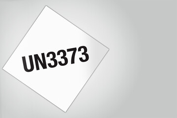 Hazardous Material HAZMAT Diamond Label Marking Placard Shipping Class 6 International UN3373