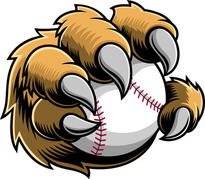 Lion Claw Holding Baseball