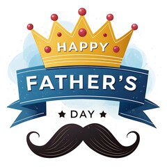 Happy fathers day social media post banner. Happy Father’s Day Greeting Card.