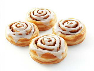 Fototapeta premium Delicious Sweet Cinnamon Rolls Baked Goods Pastry Dessert Food Photography