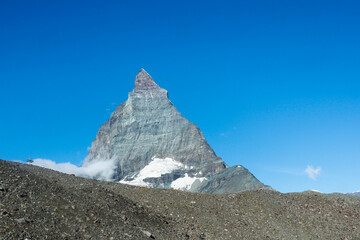 Image of the famous mountain called Matterhorn or Cervino
