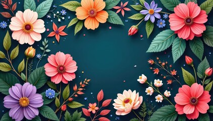 Nature-inspired floral design seamlessly repeats , vintage, textile, botanical