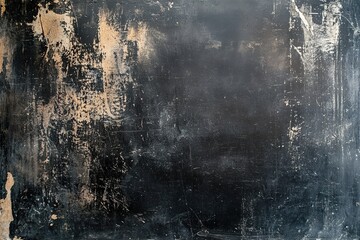 Textured Black Grunge Background