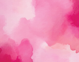 Pink watercolour hand painted blurred spot. Artistic background