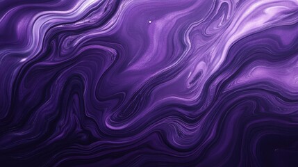 Obraz premium Abstract Deep Purple Design with Smooth Gradient Waves