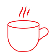 Coffee cup icon vector. cup a coffee icon vector. Hot drink round icon. Cup icon. Coffee cup silhouette icon and tea cup logo.  cofee cup vector.  Coffee mug icon.