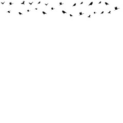 Obraz premium Bird Fly Vector Shape