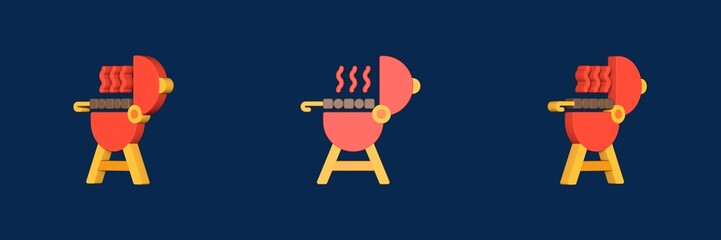 barbeque summer 3D icon