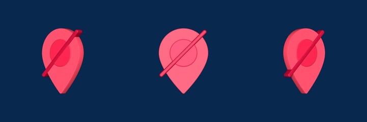 map map and navigation 3D icon