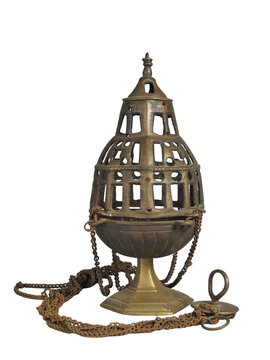 16th Century South Netherlandish Censer - Ornate Metal Incense Burner