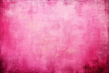 An abstract artistic design featuring bold pink, black, and red colors with a grunge texture and a circular shape, creating a dynamic and creative visual composition.

