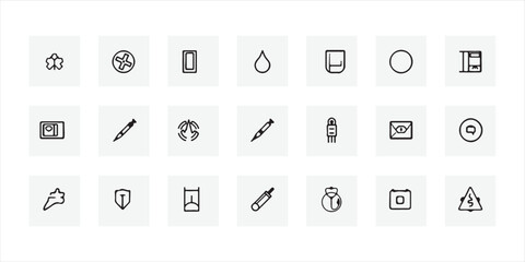 Medical Line Icon Healthcare Symbol in Vector Style