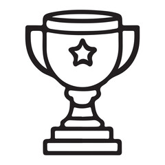Trophy Cup Vector Design Champion Award Achievement Victory Celebration