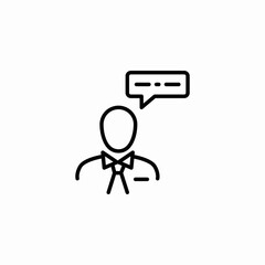 customer comment icon sign vector