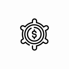 financial negotiations icon sign vector