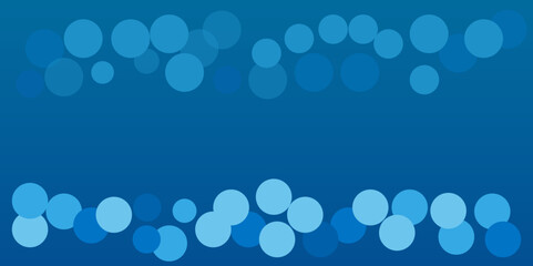 Blue circles background vector with overlapping shapes and a modern pattern. Abstract design and varying opacity, perfect for circle textures, playful compositions.