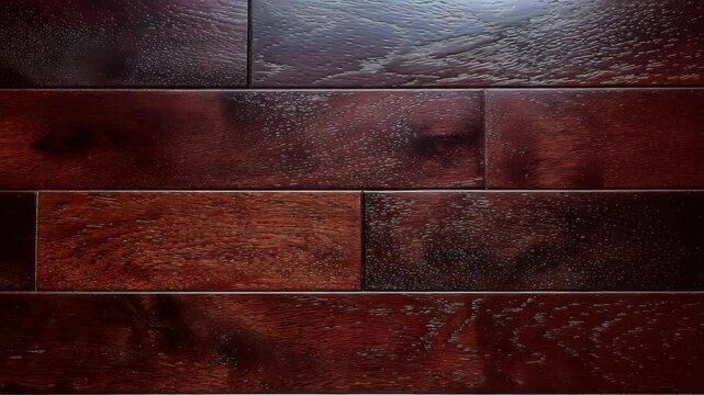 Close up view of a seamless dark brown wood parquet texture, interior design and home decoration, wooden floor surface