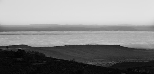 Paisaje en blanco y negro