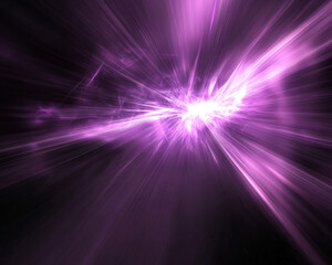 Obraz premium Purple Energy Burst Light Rays Abstract Background Glowing Bright Shine Radiance Sp